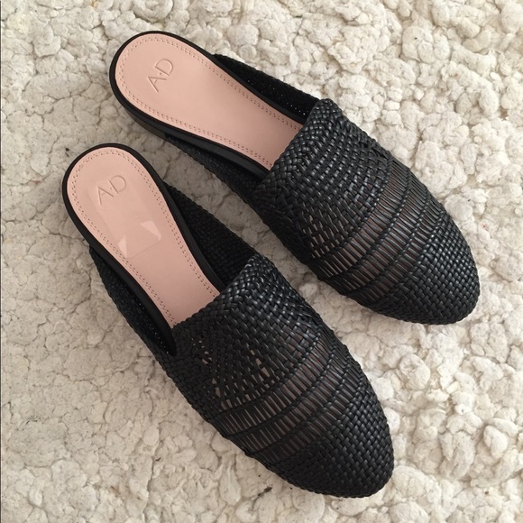 AD & Daughters Shoes - AD & Daughters Brookshire Satin and Leather Mules